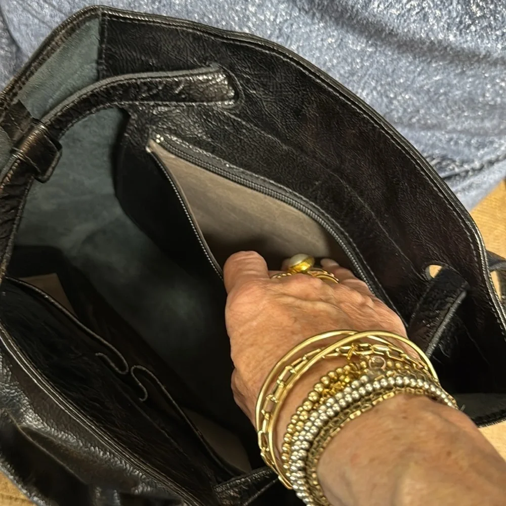 Sold calleen Cordero Dante  Crinkle Patent Leather Embellished Convertible Bag